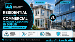 Residential vs. Commercial Window Cleaning in Dublin: What’s the Difference