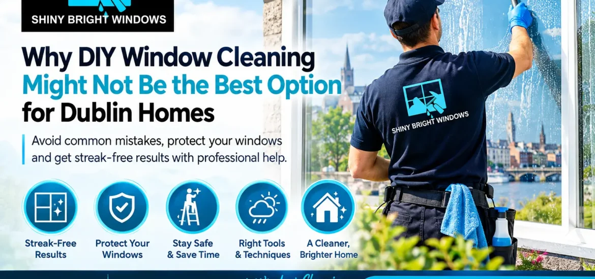 Why DIY Window Cleaning Might Not Be the Best Option for Dublin Homes